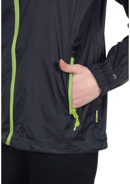 Qıkpac Jacket - Unısex Packaway Jkt TP75 Unisex Siyah Yağmurluk UAJKRAI10001-BLK