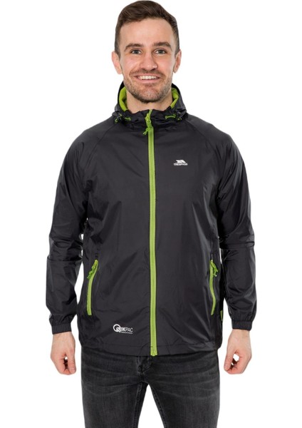 Qıkpac Jacket - Unısex Packaway Jkt TP75 Unisex Siyah Yağmurluk UAJKRAI10001-BLK