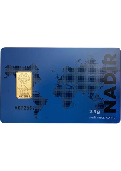 2,5 Gram Külçe Gram Altın 24 Ayar modelleri
