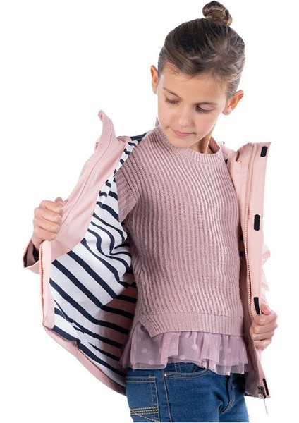 EURI Pembe Çocuk Yağmurluk