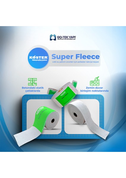 Super Fleece / 50 mt Boy / 20 cm fiyatları
