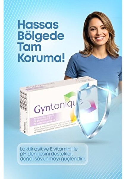 Gyntonique Borik Asit Vajinal Ovül 10 Adet Hassas Ciltler İçin Özel Formül modelleri