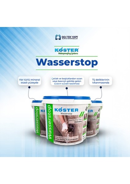 Wasserstop fiyatları
