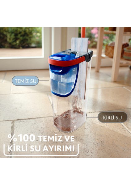 H2PrO Temizlik Seti, Kirli Su-Temiz Su Ayırımı, %100 Mikrofiber Mop fiyatları