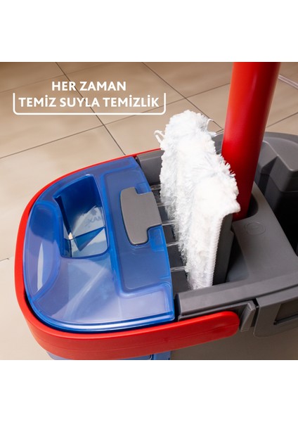 H2PrO Temizlik Seti, Kirli Su-Temiz Su Ayırımı, %100 Mikrofiber Mop modelleri