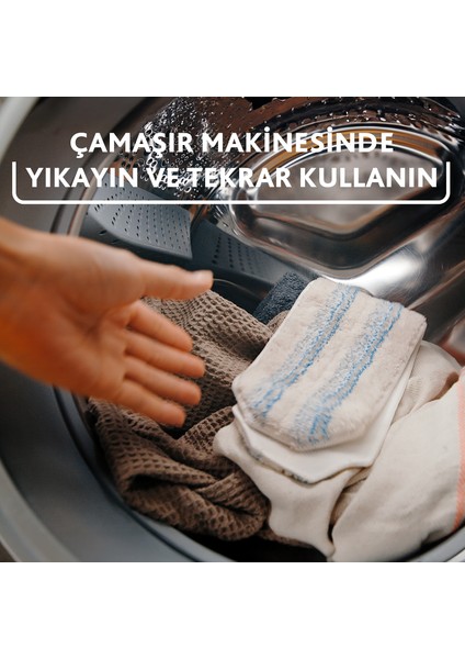 H2PrO Temizlik Seti, Kirli Su-Temiz Su Ayırımı, %100 Mikrofiber Mop