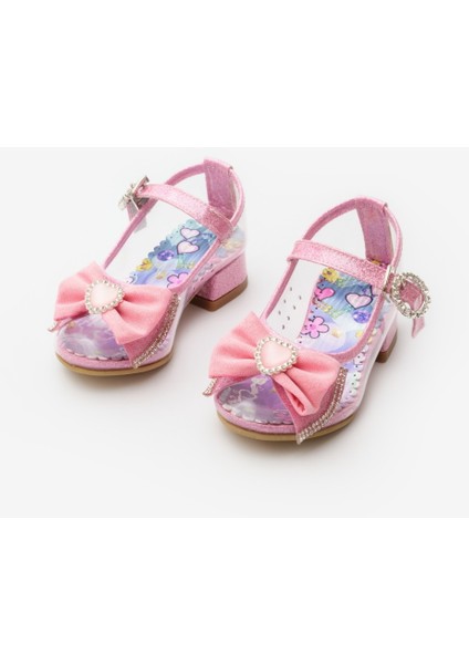 Pembe Fiyonklu Şeffaf Kız Çocuk Ayakkabı fırsatları