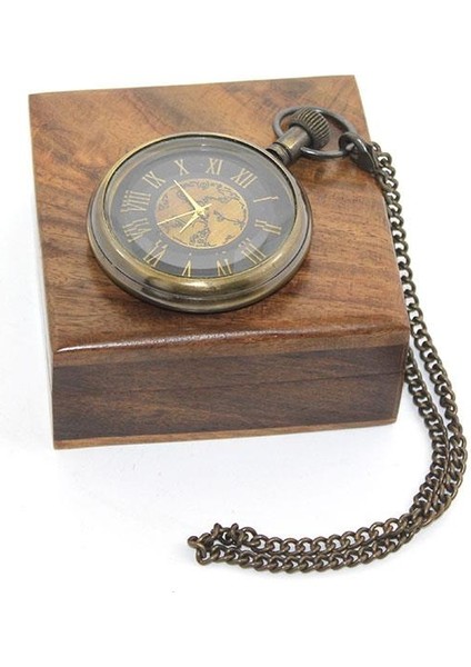 Ahşap Kutulu Pirinç Köstekli Saat Model 8 modelleri