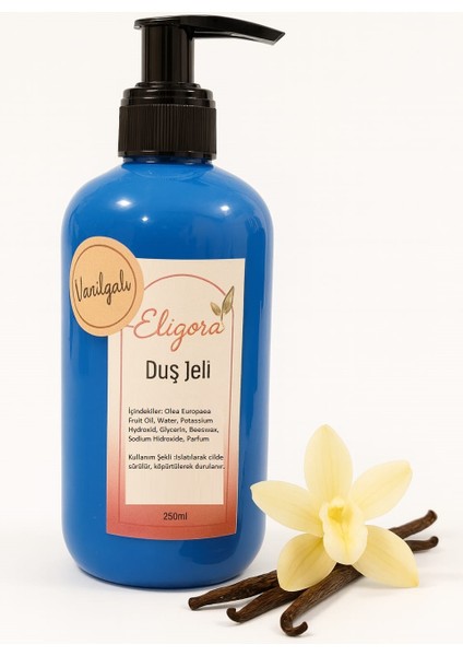 Doğal Duş Jeli (Vanilya)