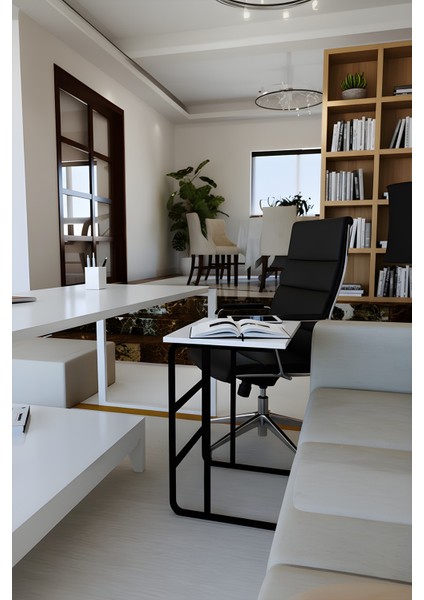 Pür Metal Ayaklı Laptop Sehpası Kahvaltı Masası Çalışma Sehpası Çam fiyatları