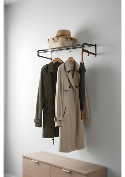 Metal Duvar Askılık Elbise Askılığı Banyo Havluluk