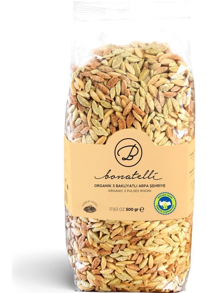 3 Bakliyatlı Arpa Şehriye 500 gr