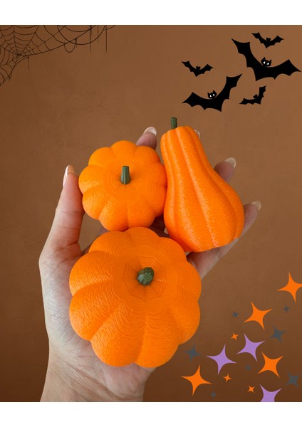 3'lü Balkabağı Dekor Set fiyatları