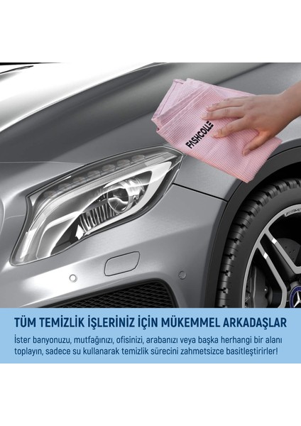 Mikrofiber Temizlik Bezi 3'lü x 2 Paket Toplam 6 Adet