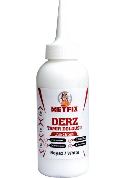 Derz Tamir Dolgusu Beyaz 220 gr – Güçlü Yapışma ve Uzun Ömürlü Koruma
