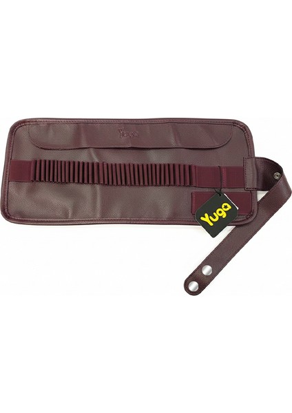 Suni Deri 36 Gözlü Rulo Kalemlik Bordo indirimleri