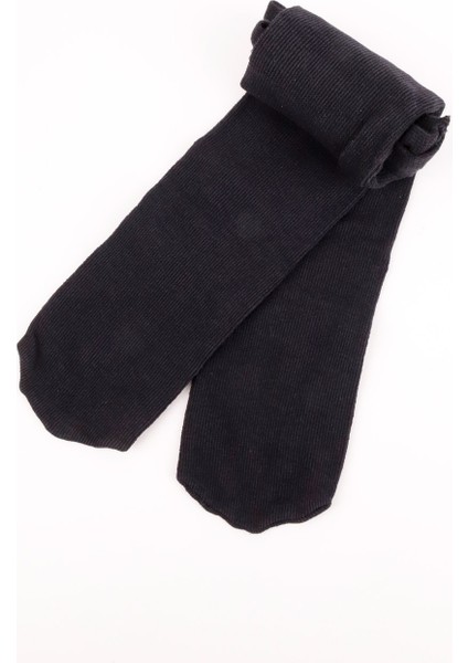 Siyah Kız Çocuk Koton Külotlu Çorap fırsatları