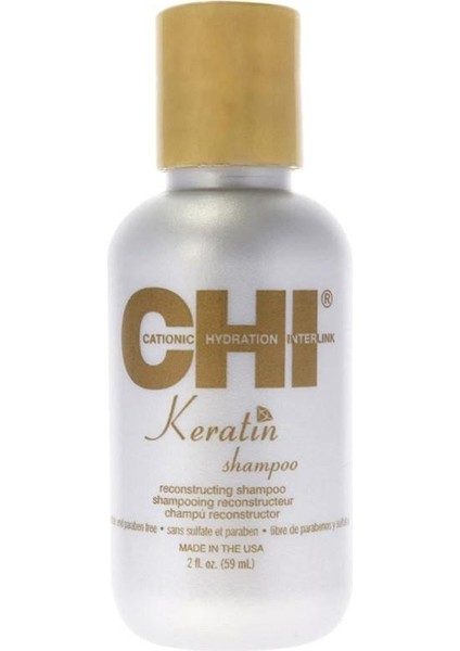 Keratin Yıpranmış Zayıf Saçlar İçin Onarıcı Sülfatsız Parabensiz Şampuan 59ml fiyatları