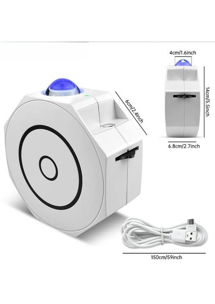 Bluetooth Özellikli Anason Projektör Gece Lambası
