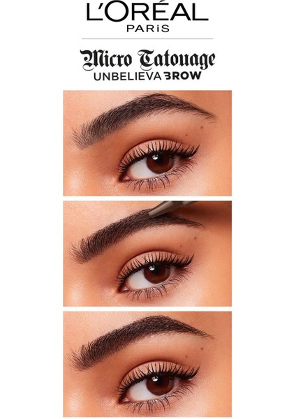 Unbelieva Brow Micro Tatouage Kaş Kalemi - 108 Dark Brunette