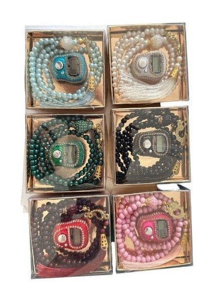 Taşlı Zikirmatik Tesbih Seti