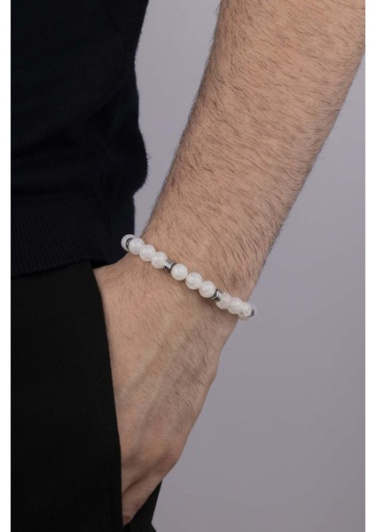 Tibet Akik Taşı Damarlı Erkek Doğal Taş Bileklik fiyatları