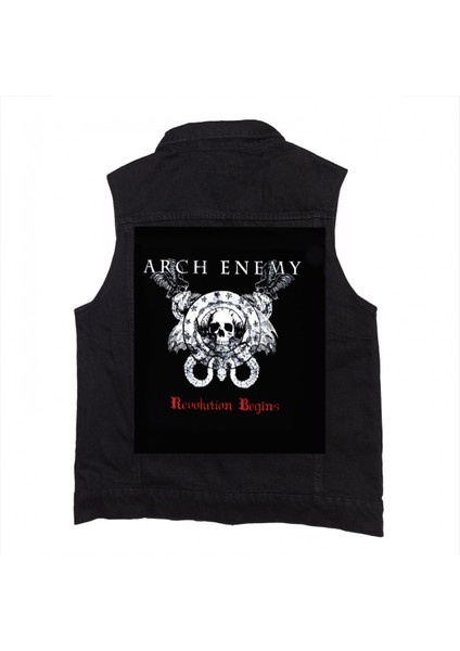 Arch Enemy Siyah Kot Yelek