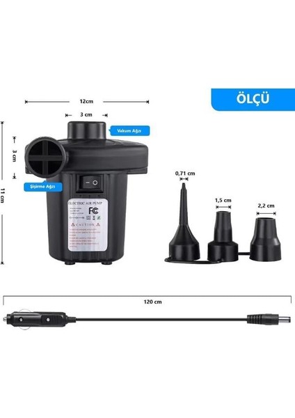 Iki Yönlü Elektrikli Hava Pompası