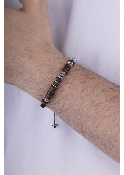 hematit Ceviz Ağacı Doğal Taş Erkek Bileklik fiyatları