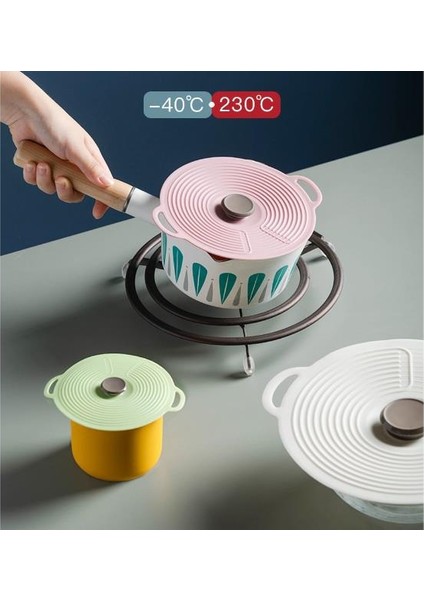 3'lü Vakumlu Silikon Kapak Seti