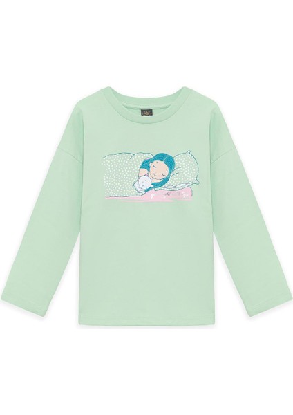 Bg Store Kız Çocuk Desenli Pijama Takım