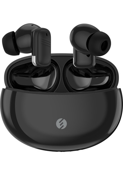 Bemy Siyah 4 Mikrofonlu Enc + Anc Bluetooth V5.3 Tws Kablosuz Kulaklık