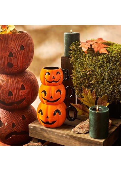 Halloween Boo Mug 3'lü Set