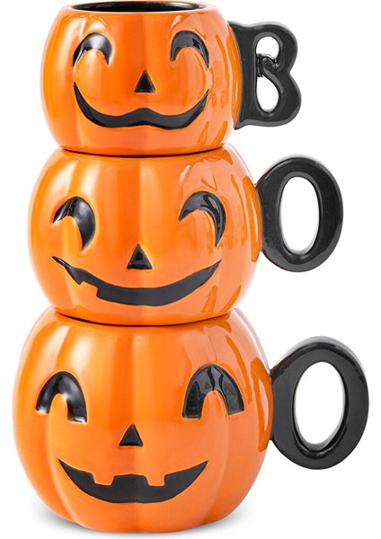 Halloween Boo Mug 3'lü Set fırsatları