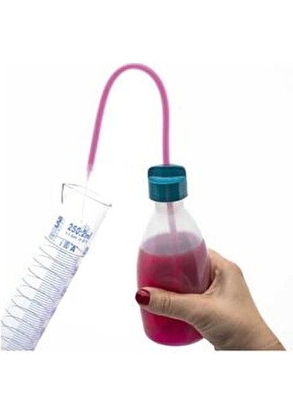 Dar Boyunlu Piset Şeffaf ve Esnek Tasarım 100 ml Kolay Sıvı Aktarımı İçin modelleri