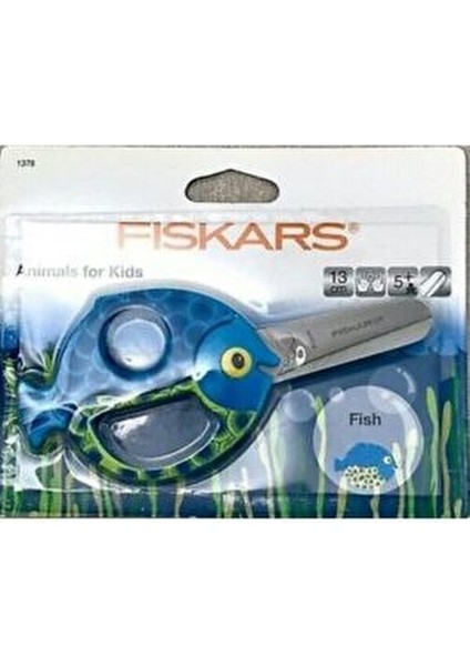 Çocuk Makası 13 cm Eğlenceli Figürlerle İnce Motor Becerilerini Geliştirir fırsatları