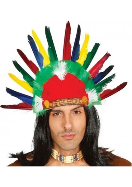 Renkli Kızılderili Başlığı Şapkası indirimleri