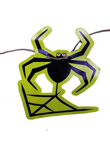 Örümcek Şekilli Asmalı Halloween Flama Banner Afiş 2 Metre modelleri