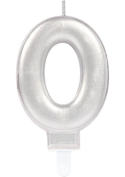 0 Rakamı Mum Gümüş Renk modelleri