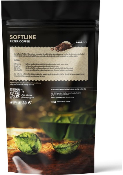 SL500GR Soft Line 500gr Öğütülmüş Filtre Kahve