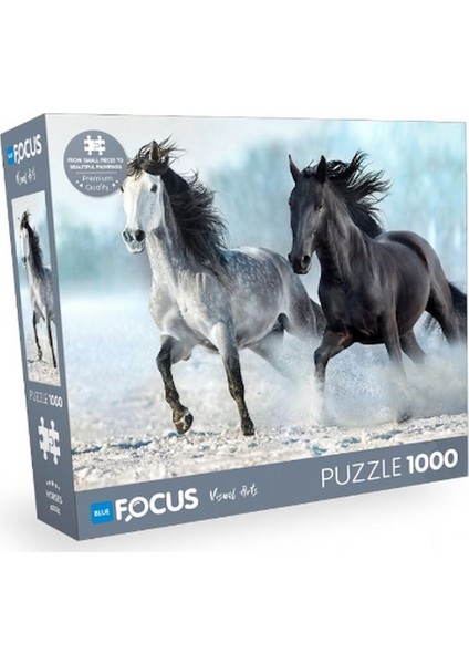 Blue Focus Horses (Atlar) - 1000 Parça
