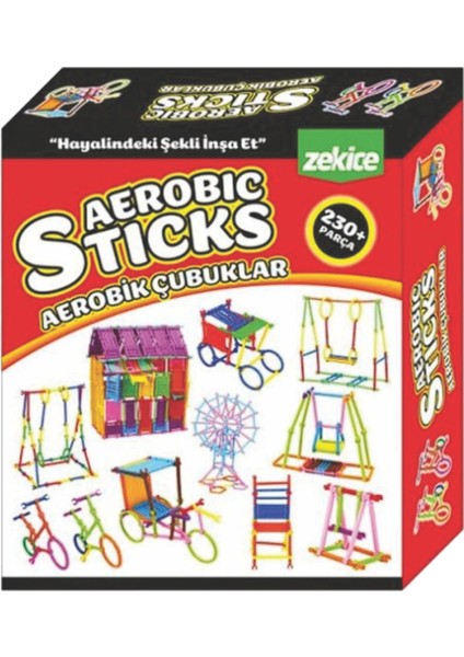 Aerobic Çubuklar 230PARÇA RenkliÇubuklar