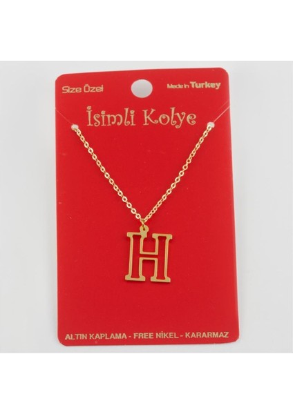 Ds-Derin Prinç Harfli Kolye-H