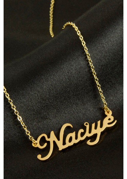 Ds-Derin Naciye Isimli Kolye -Sarı