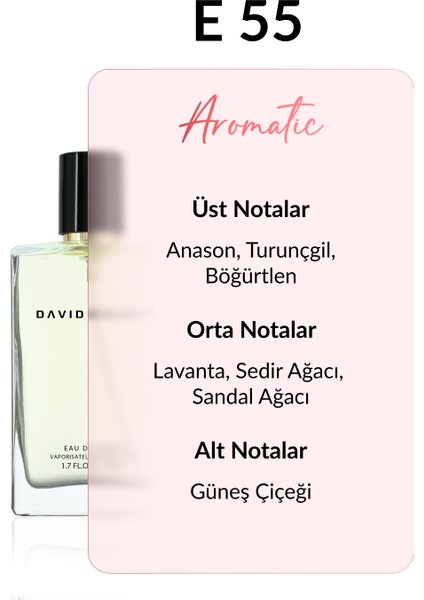 E55 Blanc 50 ml Erkek Parfüm | Aromatic fiyatları