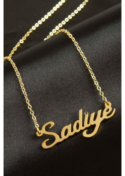 Ds-Derin Sadiye Isimli Kolye -Sarı