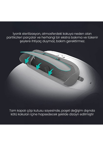 BF01 Akıllı Otomatik Kedi Tuvaleti, Tuya App-Wifi Uzaktan Kontrol, 65LT Hazne, 9lt Çöp Haznesi-Uv Kötü Koku Temizleme, Ağırlık Sensörlü indirimleri