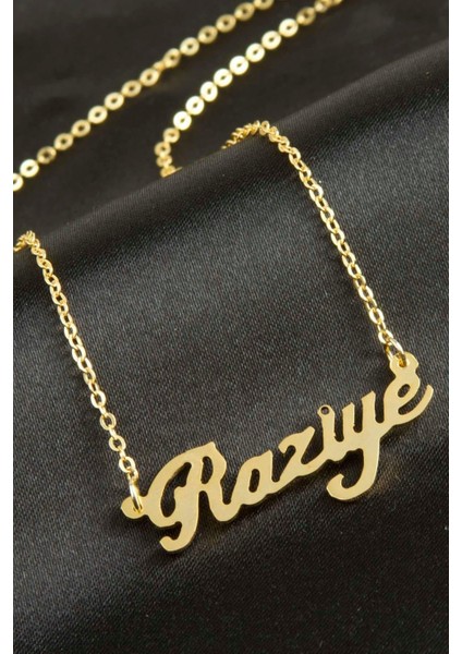 Ds-Derin Raziye Isimli Kolye -Sarı