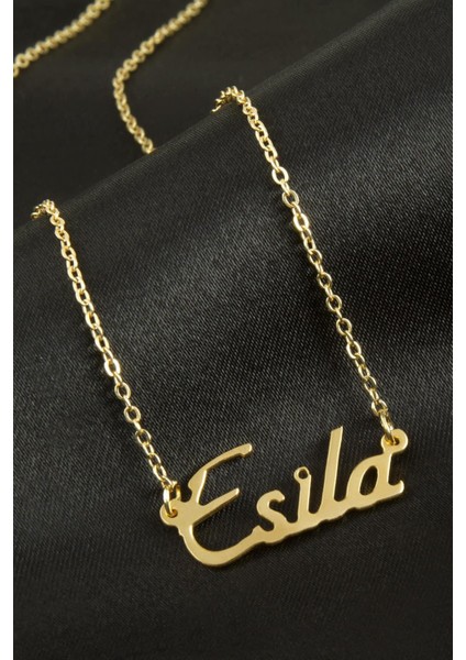 Ds-Derin Esila Isimli Kolye -Sarı