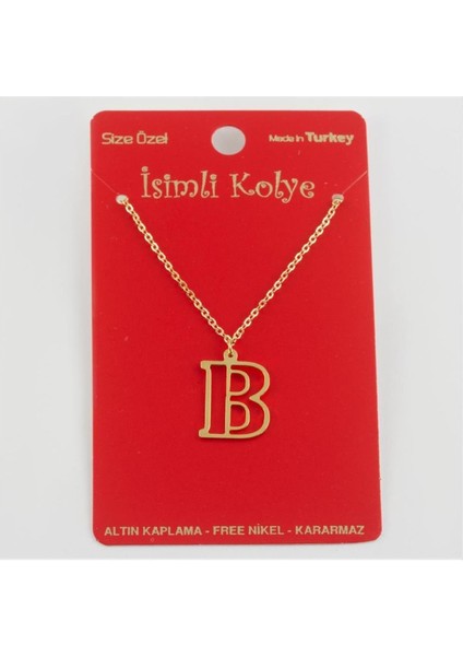 Ds-Derin Prinç Harfli Kolye-B